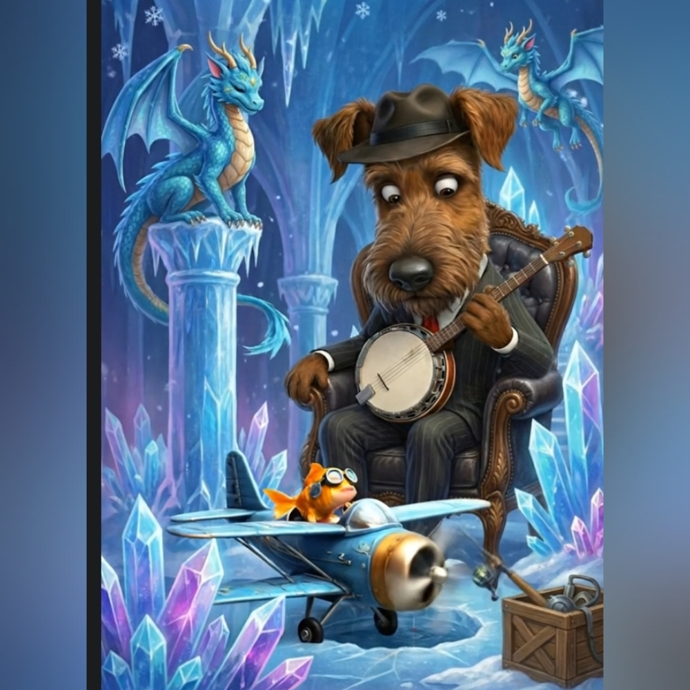NEW SONG OUT NOW 🐠 Waiting On A Fish! #fairygodmothersdog